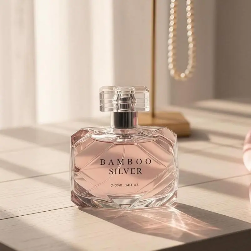 Women's Bamboo Silver Eau de Parfum (EDP) - 100ml Woody Floral Perfumes for Women, Luxurious Citrus-Infused Casual Fragranced Scent, Elegant Feminine Fragrance, Luxurious Women's Fragrance
