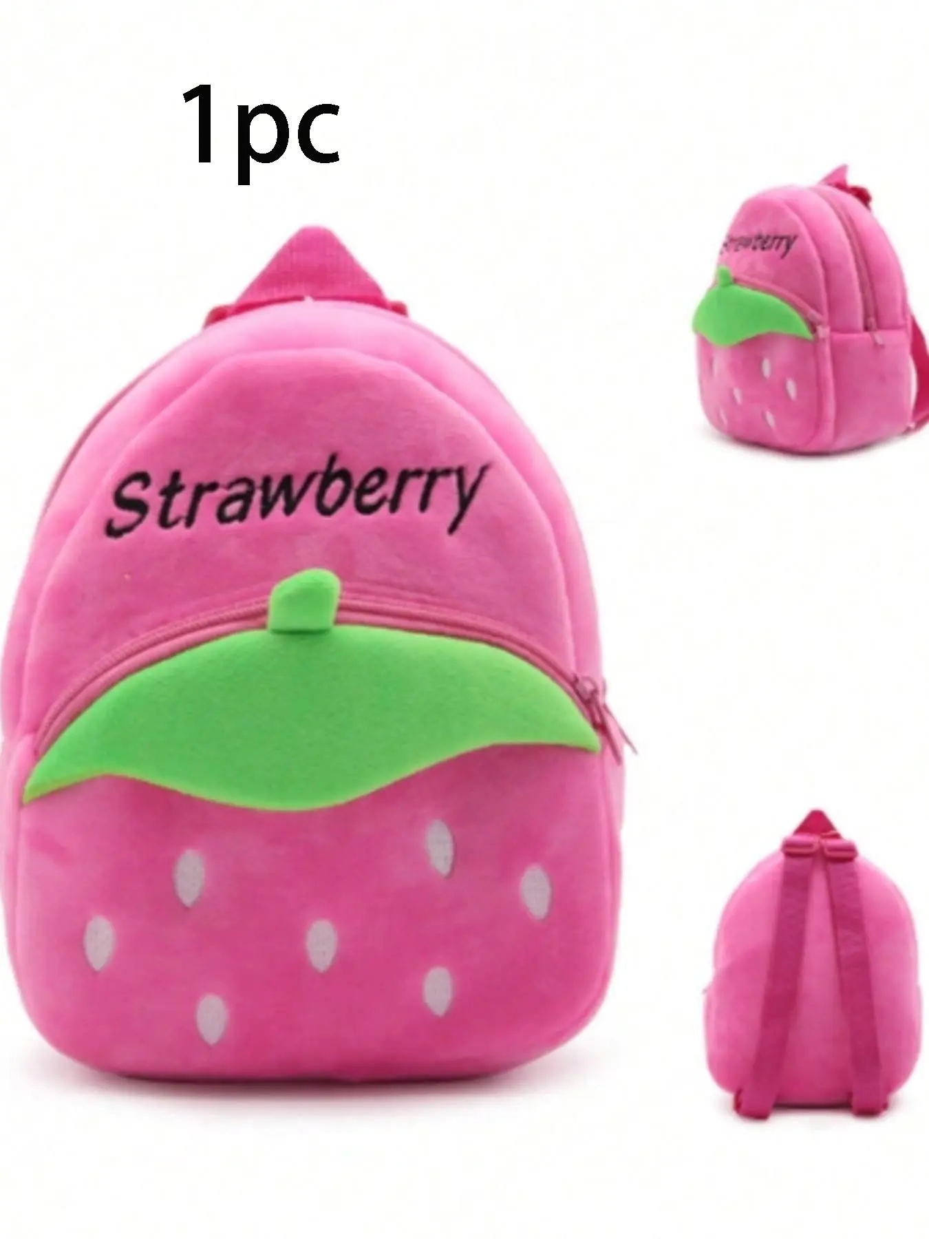 Insulated Backpack for Kindergarten, Soft Plush Material, Lightweight Design, Perfect for School & Outdoor Activities