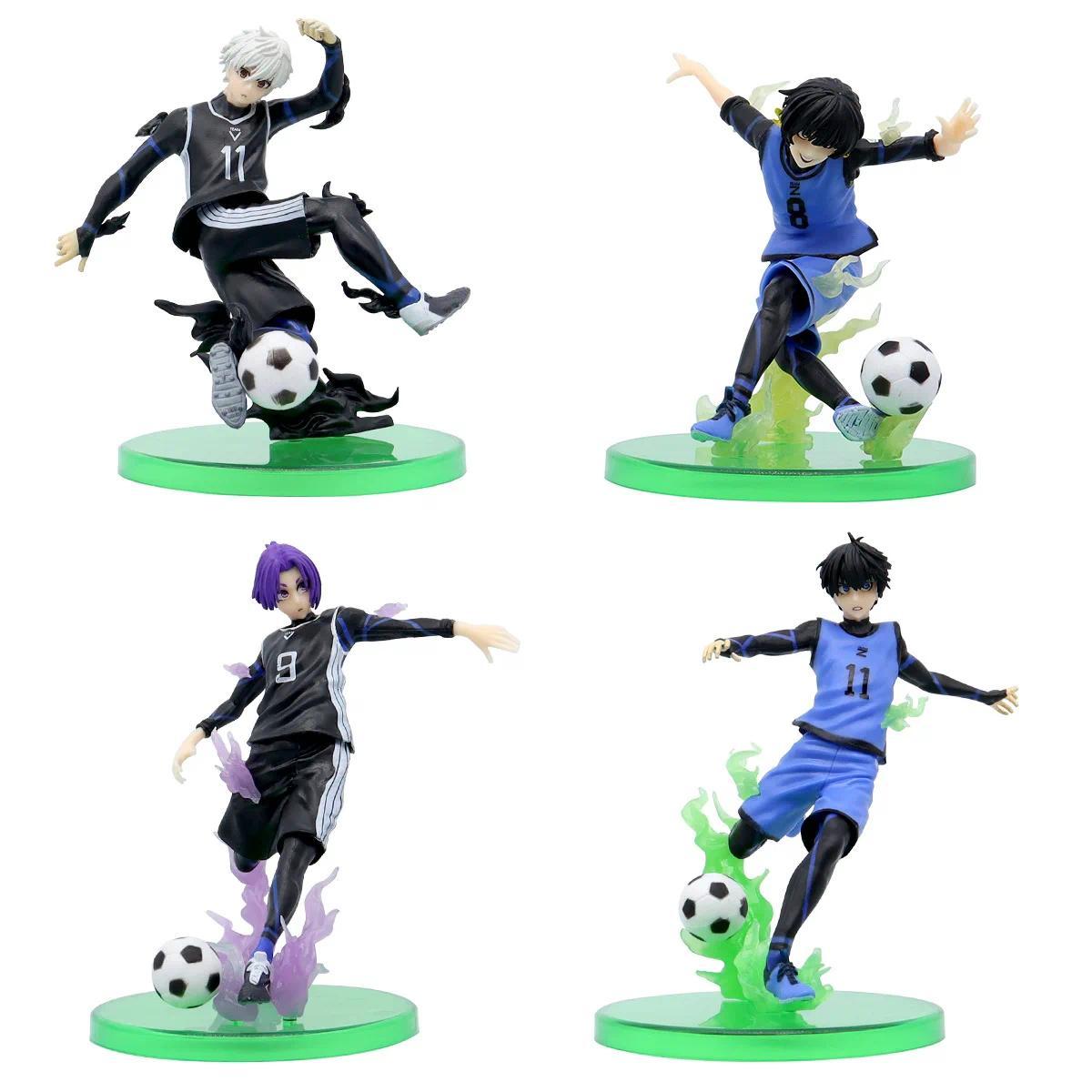 Captain Tsubasa Anime Figures Doll Isagi Yoichi Nagi Seishiro Bachira Meguru Mikage Reo Action  Model Toys for Children Gift