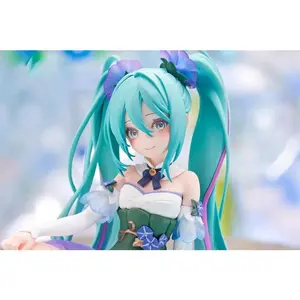 13cm Hatsune Miku Anime Figure Noodle Stopper Flower Fairy Miku Action Figure PVC Collection Model Ornament Toys Birthday Gifts