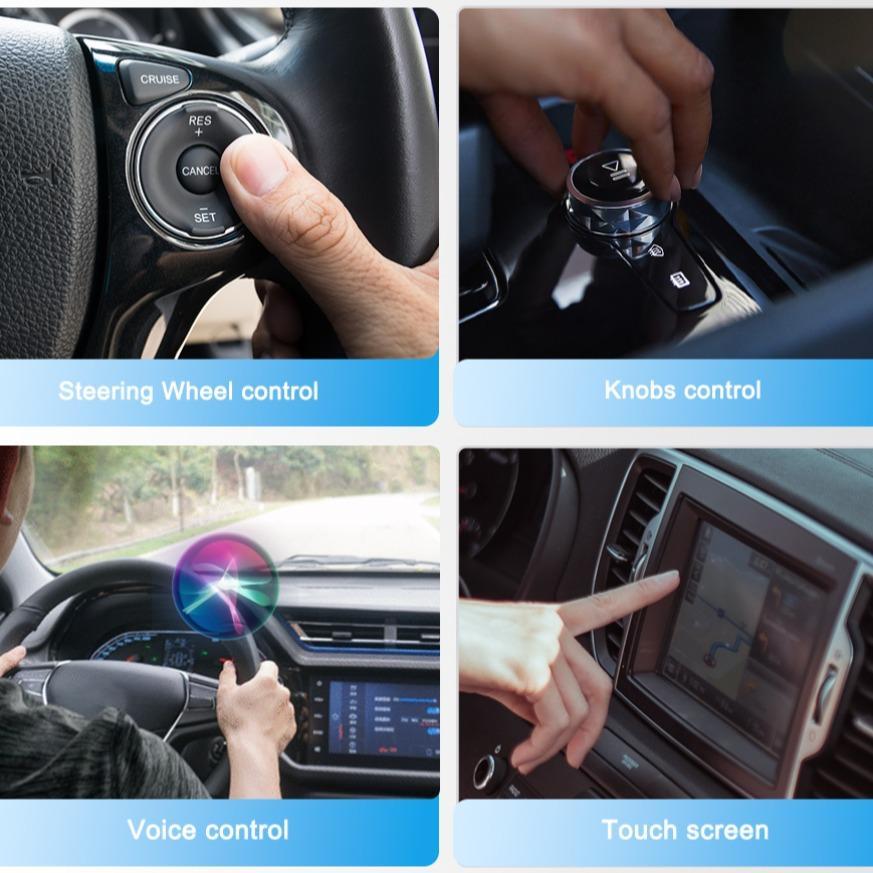 Wireless Mini Box, 1 Count 2 in 1 Car Player Android Auto Wireless Adapter, Bluetooth-compatible WiFi Fast Connect Smart Mini Box, Plug and Play Dongle for Toyota Audi Honda, Boyfriend Gift