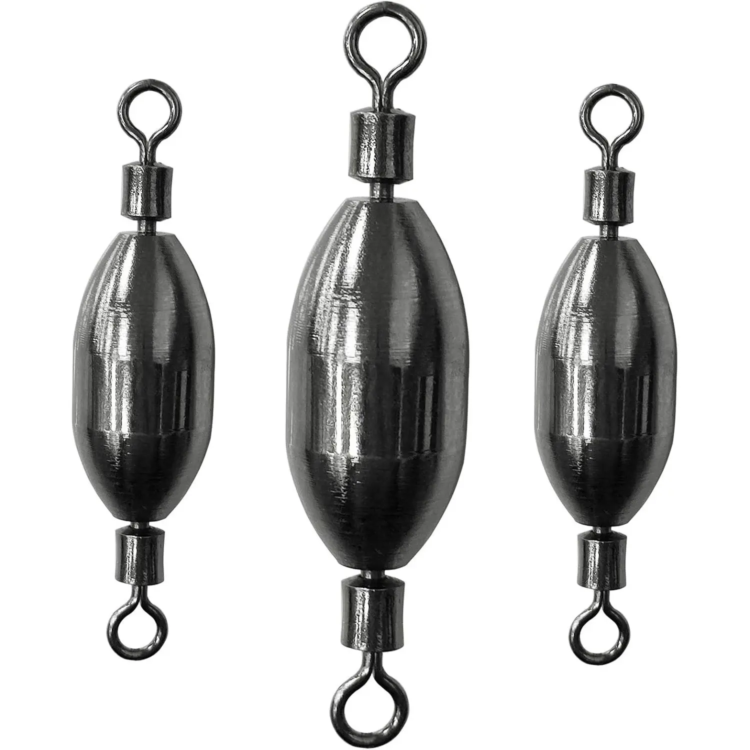 Saltwater Fishing Weights Swivel  Sinkers Fishing Weight Brass Fishing Weights Freshwater Bass Sinker Weight with Swivel Rolling