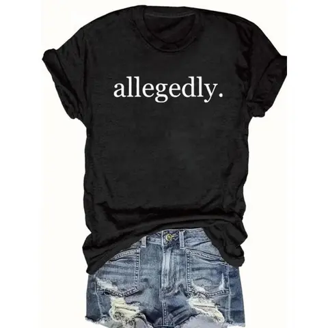 Women's 100% Cotton Fitted Crew Neck Short-Sleeve Graphic T-Shirt, Casual Summer Daily Wear Top, Golf Gift (Unisex Fit)