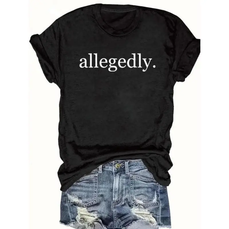 Women's 100% Cotton Fitted Crew Neck Short-Sleeve Graphic T-Shirt, Casual Summer Daily Wear Top, Golf Gift (Unisex Fit)