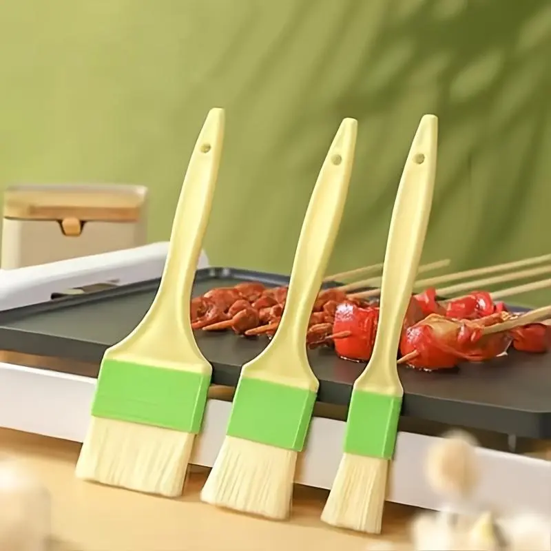 High-Temperature Barbecue Tool Oil Brush, Bakeware Accessory for Brushing Egg Liquid on Baked Goods and Kitchen Pancakes