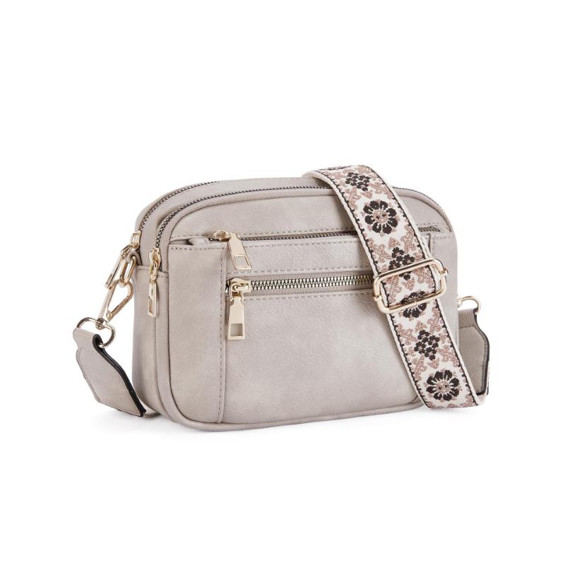 Color Block Multifunctional Zipper Crossbody Bag Square PU Shoulder Wallet Adjustable Strap Color Block Multifunctional Zipper Crossbody Bag Square PU Shoulder Wallet Adjustable Strap