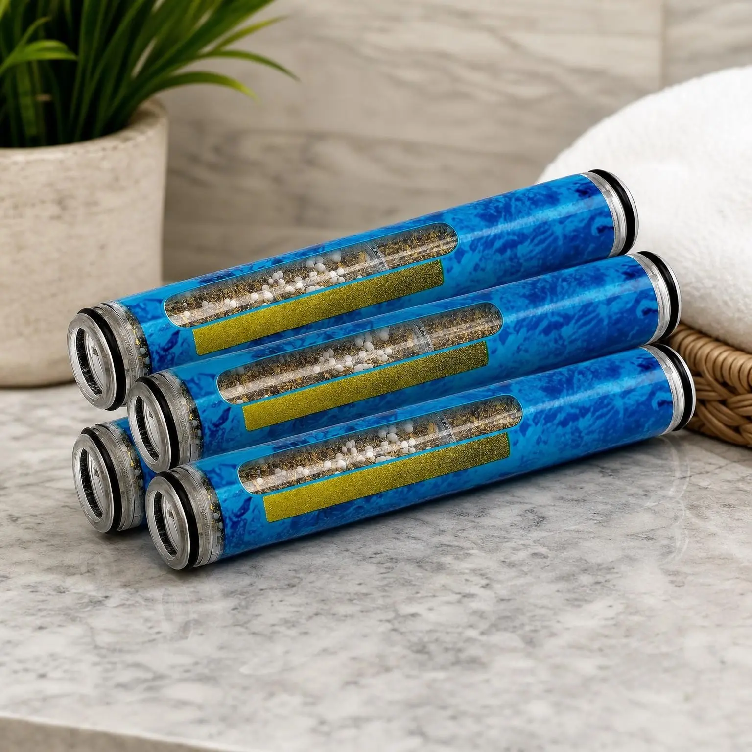 HHC-4 Handheld Shower Filter Replacement Cartridge 4-PackGift