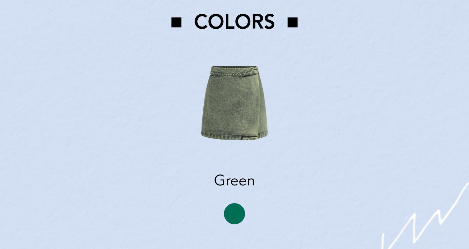 Cider [size 0-10] Denim High Waist Washed Cut Out Mini Skirt