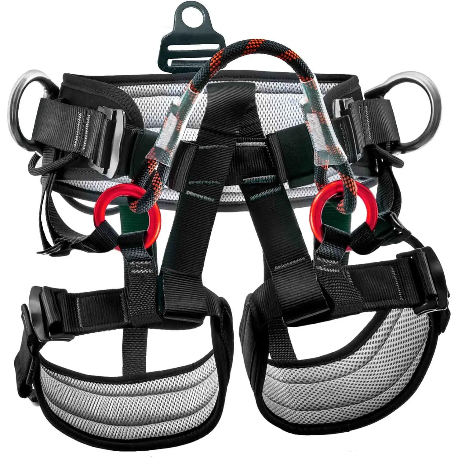 Thicken Professional Large Size Safety Climbing Belts for Tree Climbing, Rescuing Work, Rappelling