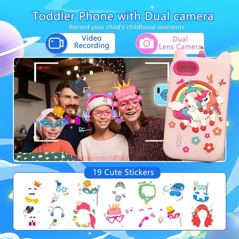 KGG Smart Phone, Student Smart Phone, Funny Learning Education Tool, Smart Music Game Player, Alarm Clock Calculator Flashlight Dual Camera Phone