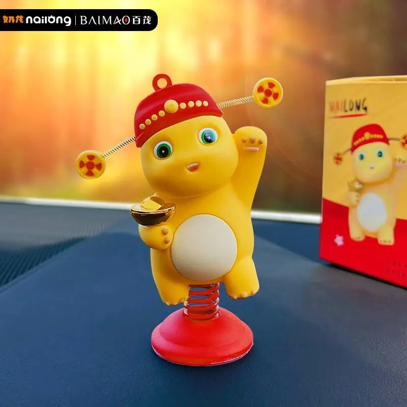 Nailong LazyTrendy Milk Dragon Daily Series Figurines Office Decorations Resin Toys Gifts Collectible Car Dolls Birthday Gifts