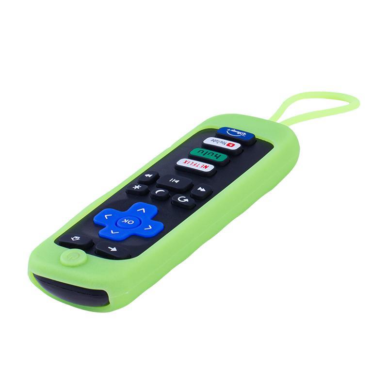 Remote Control Case, 1 Count Luminous Silicone Remote Control Cover, Dustproof Remote Control Protector for TCL Roku TV Remote Control