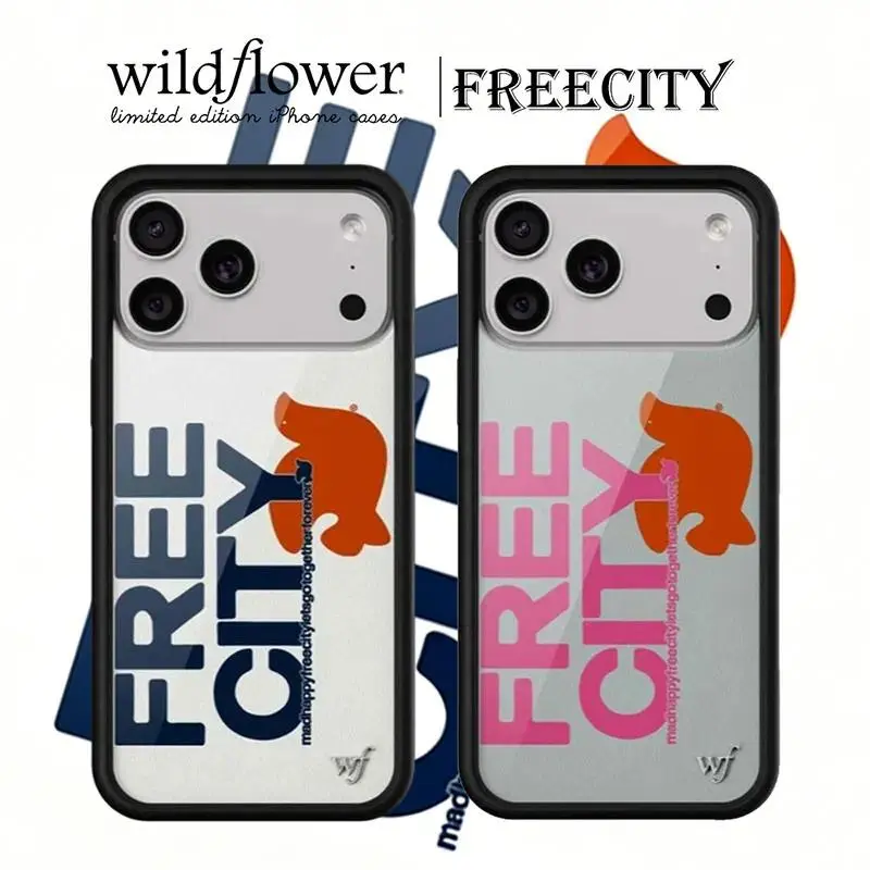 Wildflower "Together Forever" Shockproof Back Cover for iPhone 17/16/15/14/13/12/11 Pro Max Plus, Smartphone/Cellphone/Handheld Device Protection Case, WF Trend Design, Casing, Accessories