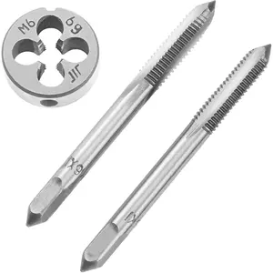 M6X1.0 Hand Tap and  Set, M6X1.0mm Metric Threading Hand Tap and Round Threading  Right Hand