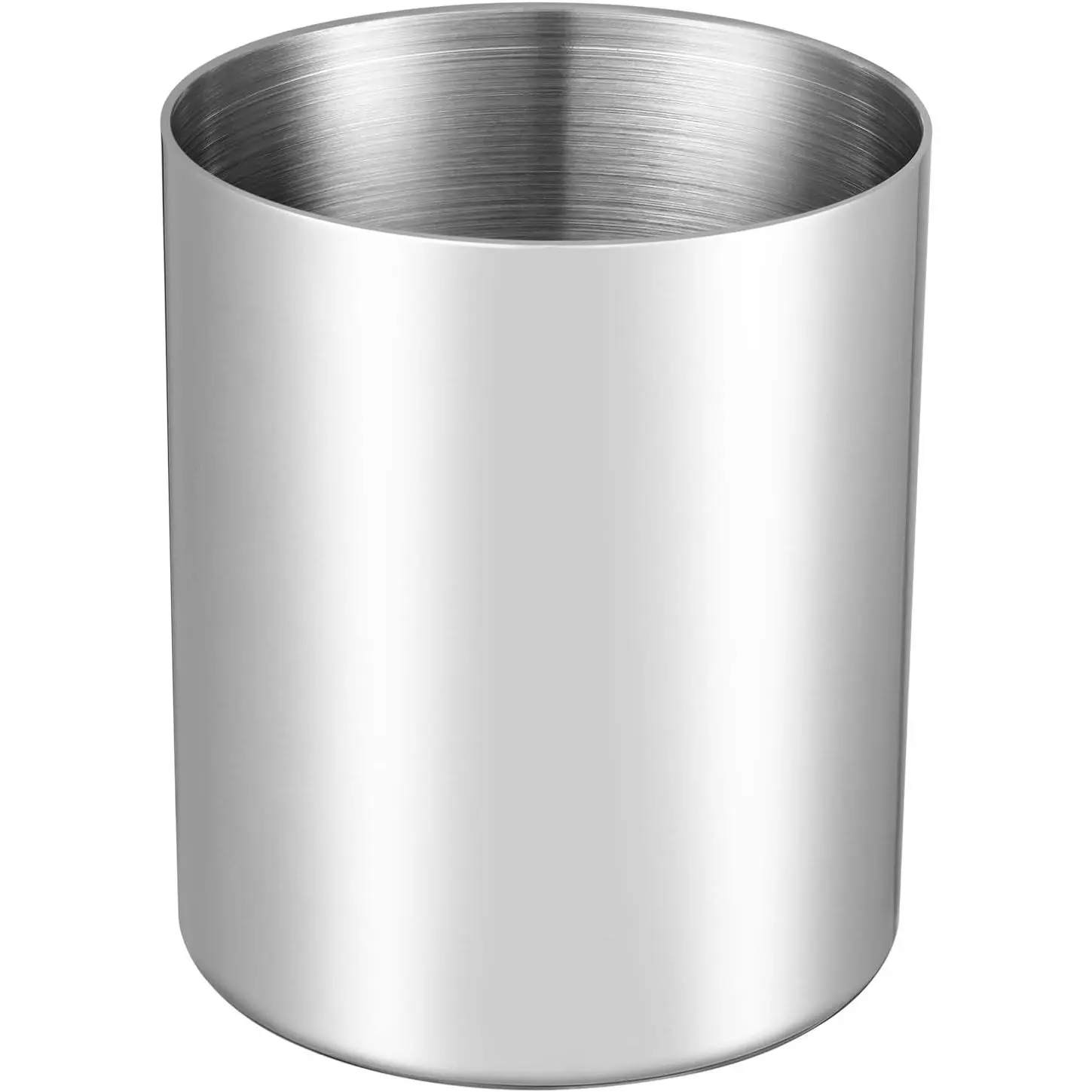 Pencil Holder for Desk,304 Stainless Steel Desktop Pen Holder,Pencil Holder,Pencil Cup,Pencil Pot, Makeup Brush Holder,Stationery Organizer