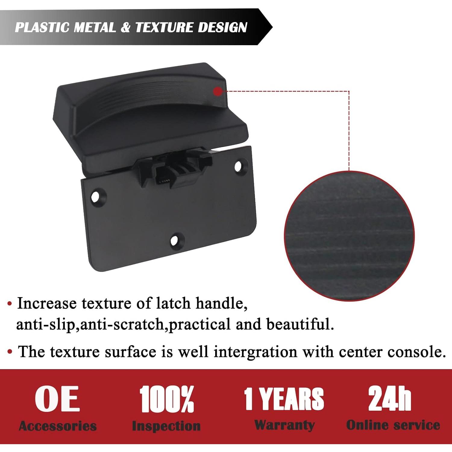 Center Console Armrest Latch Compatible with 2013-2018  Ram 1500 2500 3500 4500 5500 Accessories Replaces 5RQ83TX7AC