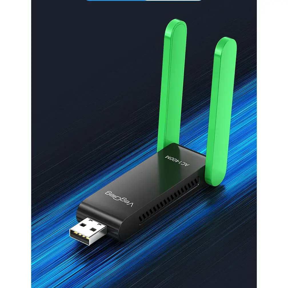 1400Mbps WiFi 6 Dual Band USB Wireless Adapter, Compact Design Driver-Free Dongle for Desktop and Laptop Computers, Ideal for Gaming, Streaming, Large File Downloads, 150G, Dual-Band Wifi