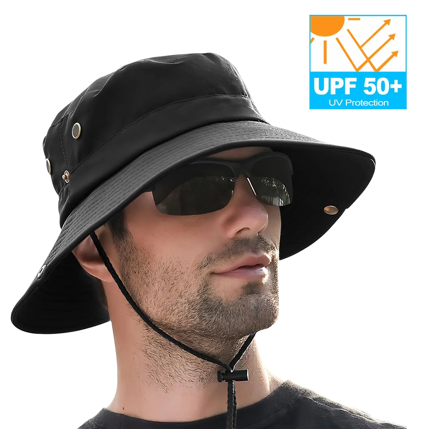 Unisex Outdoor Sun Hat, Breathable UV Protective Sun Visor Hat, Suitable for Fishing, Hiking, Gardening, Safari, and Beach protection protection hat ideal choice cap