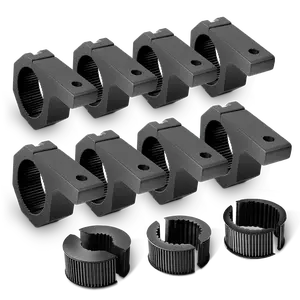 Nilight Horizontal Bar Clamp Mount Bracket Kits 1in-1.5in-1.75in-2in (4 Pairs)