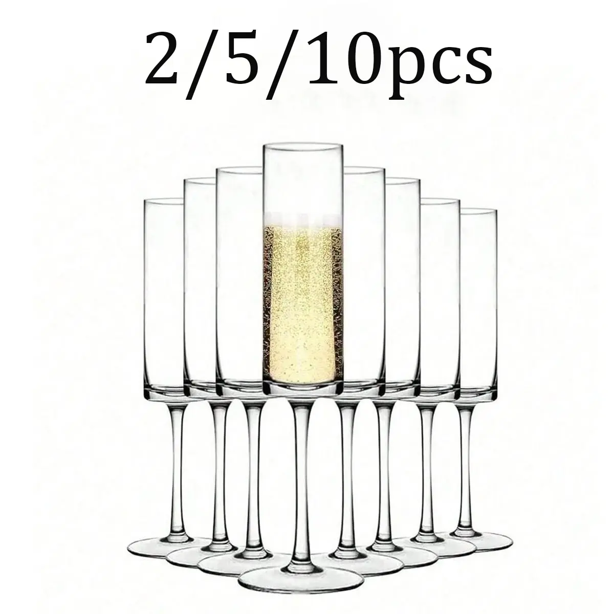 High-Quality Champagne Glasses, /, 170ML, Reusable, Ideal for Whiskey, Wine, Cocktails, Beer, Coffee, Gifts, Parties