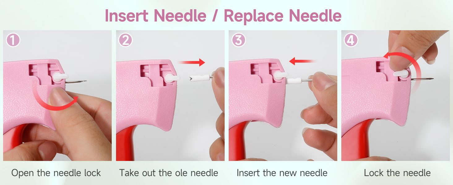 Quick Clothing Fixer stitch gun for Clothes Multifunctional Portable Garment Repair Tool Suitable for Store Warehouse Consignment Yard Sale(Pink-1) Quick Clothing Fixer stitch gun for Clothes Multifunctional Portable Garment Repair Tool Suitable for Store Warehouse Consignment Yard Sale(Pink-1)