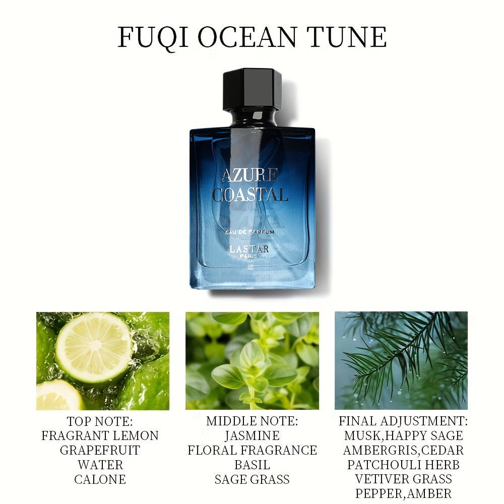 Lastar Men's Pheromone Eau De Toilette, Romantic Fresh Ocean Lasting Scent for Daytime and Dates, Men's Blue Temptation Fragrance #GLOBAL PICKS