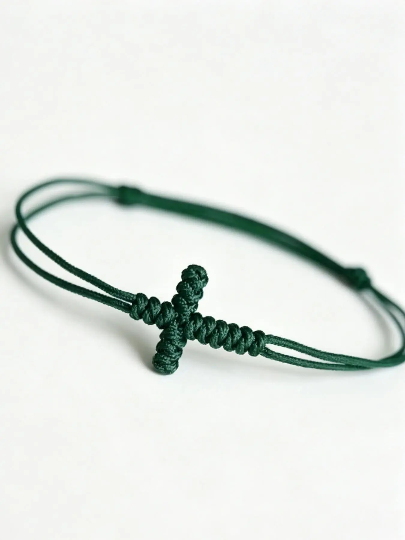 Handmade Cross Rope Bracelet, Braided Bracelet, Bracelet Jewelry, Adjustable Woven Lucky Amulet Wristband, Unisex Accessory for Daily Wear & Special Occasions