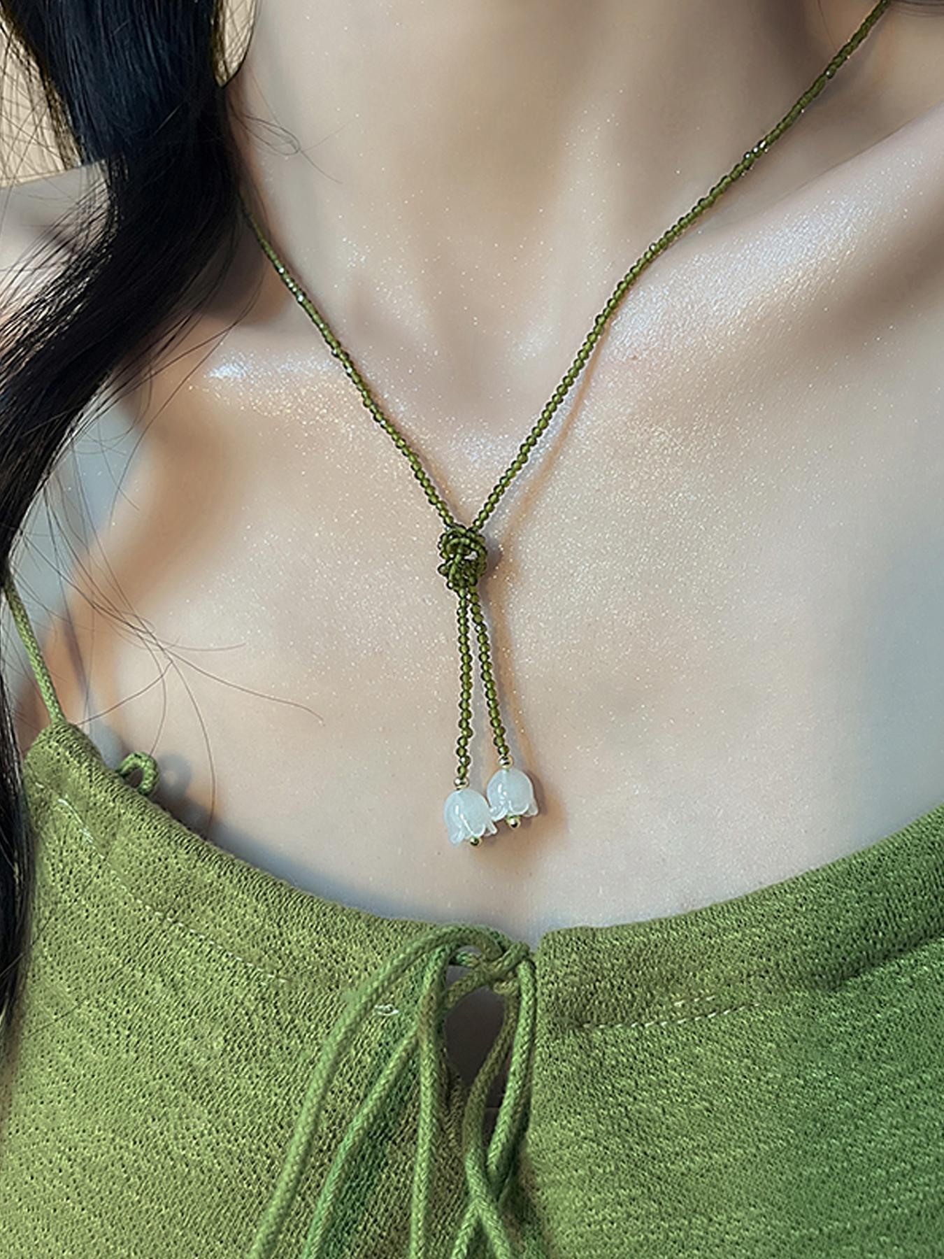 Women's Elegant Artificial Crystal Decor Pendant Necklace, Fashion Jewelry for Party, Daily Clothing Decor, Trendy All-match & Exquisite Jewelry for Birthday Gift, Fashion Pendants