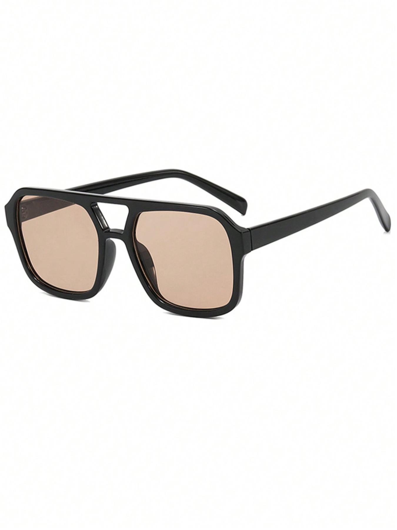 Geometric Frame Glasses, Trendy Casual Glasses for Everyday Use, Fashion Accessories for Outdoor Activities, Trendy Beach Eyewear, Trendy Shades