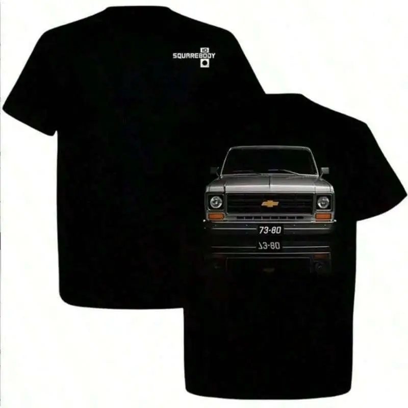 Fresh ClothingChevy Square Body C10 Classic Pickup T-Shirt For Chevy Fans Streetwear For Car & Truck Lovers 100% Cotton Made In USA,Street,
