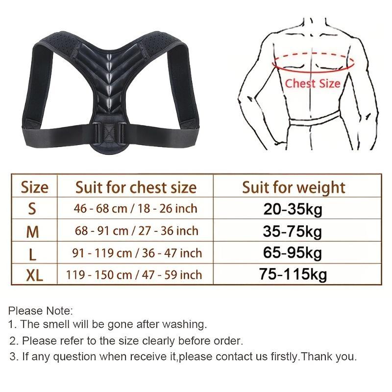 Universal Back Support Brace for Improved Posture, Adjustable Body Shaping Belt for Men And Women, Breathable And Professional Quality