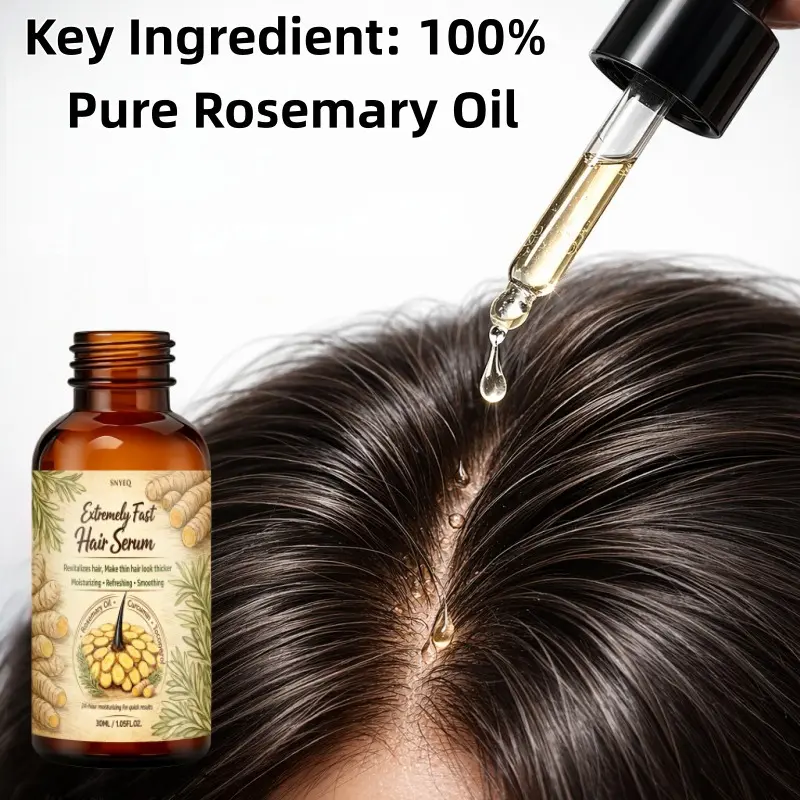 30ML/1.05FL.OZ-Extremely Fast Hair Serum | Salon-Level Heat Protection, Moisturizes, Cares, Smoothens, Suitable for Dry, Split Hair, Creates And Shiny Hair for All Hair Types, Contains Argan Oil from Morocco, Keratin, THICKENS THE LOOK OF HAIR