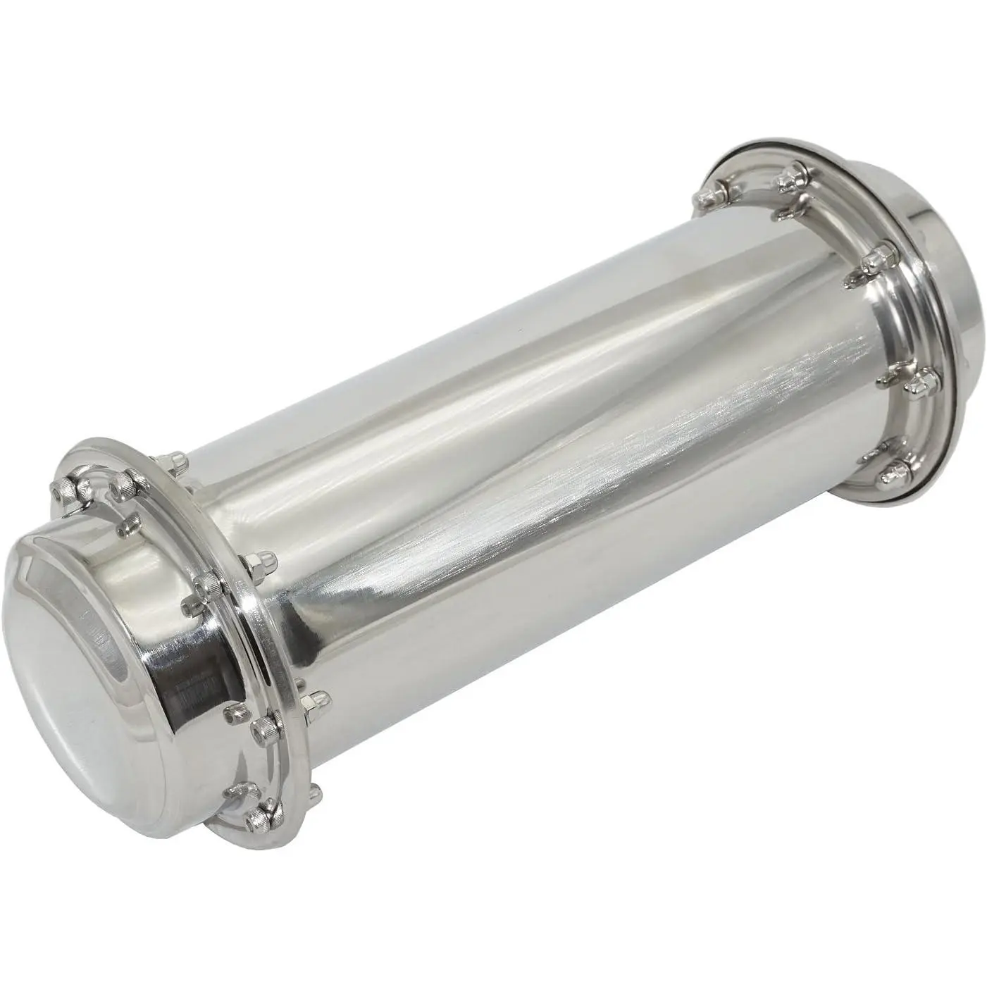 13.4-Inch Stainless Steel Time Capsule Container - Anti-Corrosion, Waterproof, IP68-Rated, Durable Lock, Silicone-Enhanced, Capsule Shape, 1 Set for Future Graduation Gifts