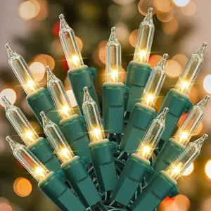 Christmas Lights,2 Pack 13ft 50 Count Incandescent Bulb Green Wire String Lights Connectable, Mini String Light for Indoor Outdoor Garden Tree Wedding Party Decoration (Warm White)fidget toys