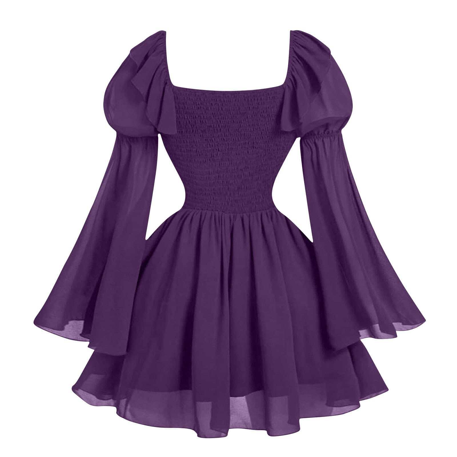 Renaissance Period Medieval New Long Sleeved Women's Bubble Sleeve Dress Halloween Fashion Retro New Party Waist Cinched Skirt