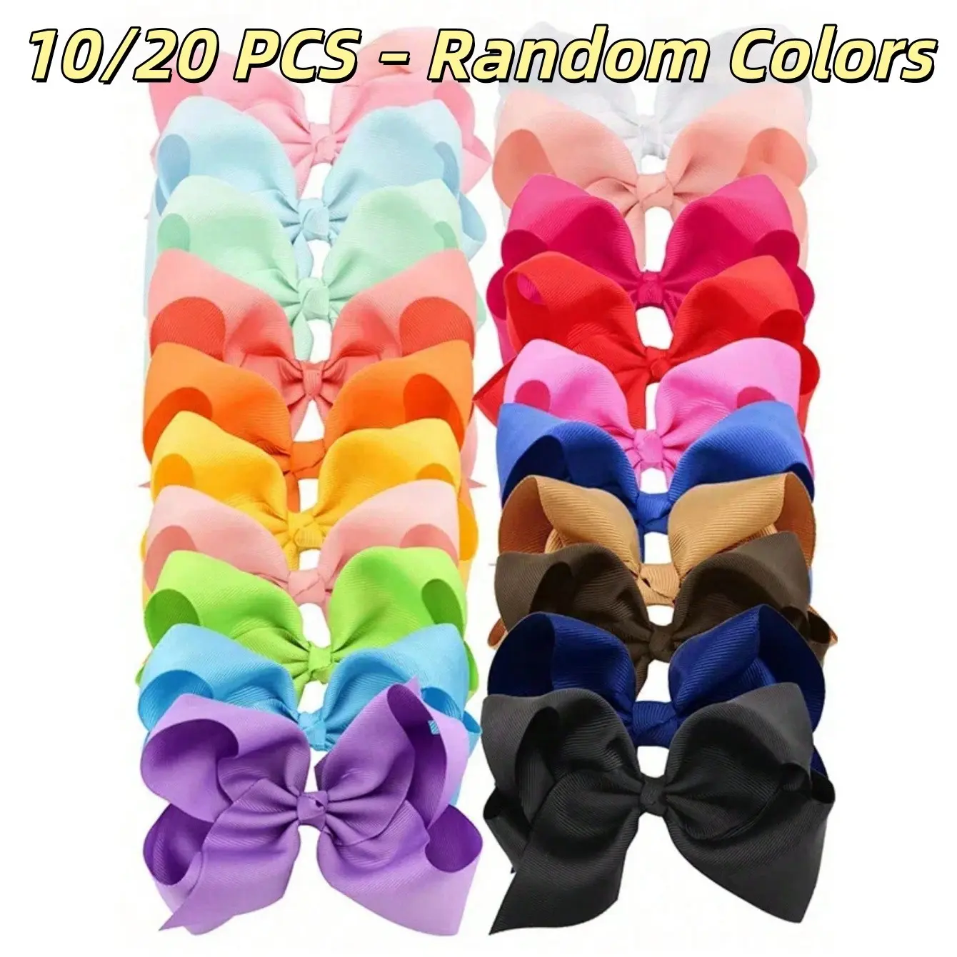 10/20 Pieces Multicolor Girl Bubble Flower Bow Hair Clips, Cute Butterfly Knot Design, Perfect for Kids' Hairstyles, Trendy Accessory, Hair Accessories