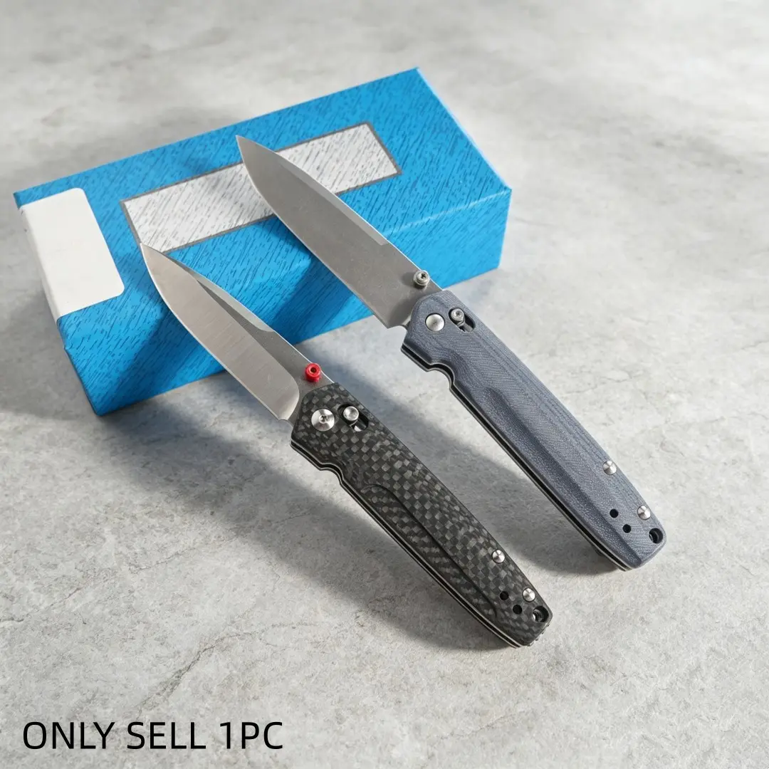 1pc 485 Folding Knife, G10/carbon Fiber Handle, High-Quality Edc Pocket Knife, Lightweight, Durable, Ideal for Camping, Hiking, Daily Use, Men's Gift