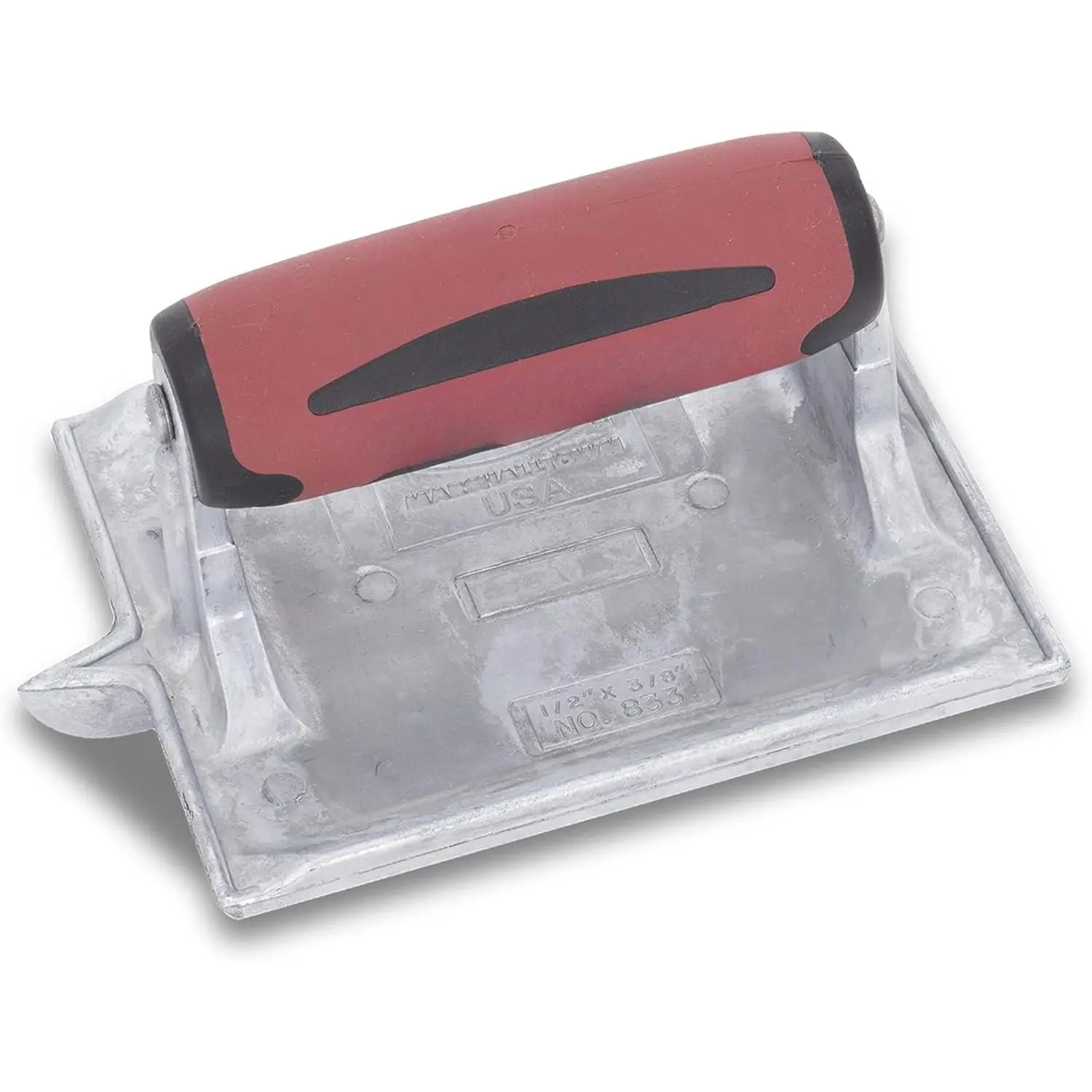 Zinc Groover, 6 x 4 3/8 Inch, Assembled in the  | Solid Zinc  Cuts  Clean Grooves 1/2 Inch Deep, Beveled To  Gouging, DuraSoft Handle, 833D