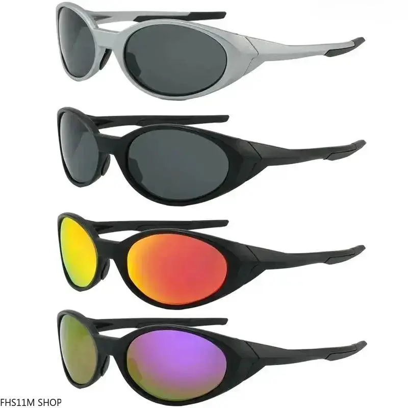 Unisex 4-Pack Polarized Sports Glasses - Ultra-Light UV400 Protection, Oversized Wrap-Around Plastic Frame, High Performance Active Eyewear for Cycling, Men's Sunglasses, Female & Male Use, Pc, Uv400 Block, All Seasons, Pc Frames, Outdoor Wear, Outdoor Sp