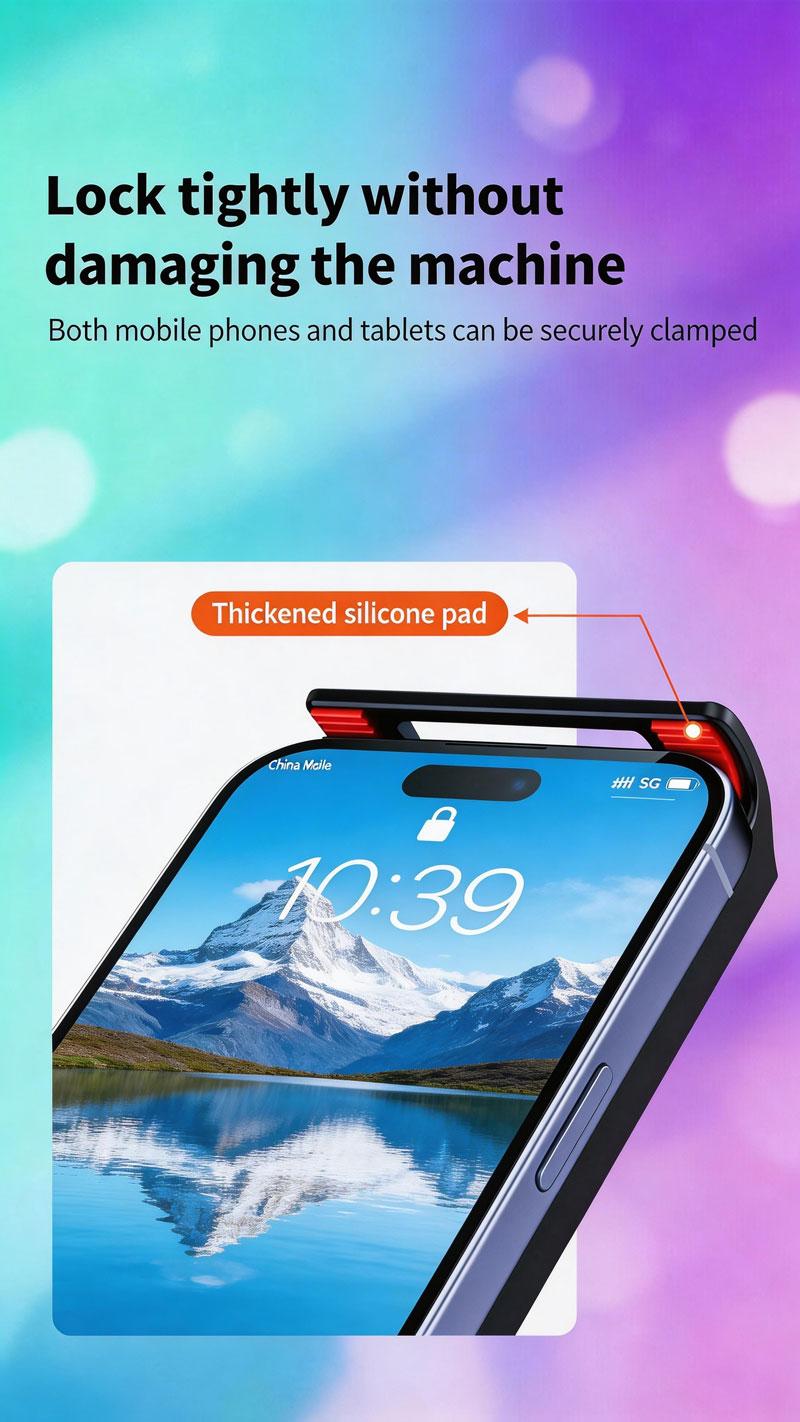 Universal 360 °   Rotating Tablet & Phone Stand with Adjustable Flexible Spiral Base, Bendable Holder for Desk & Bedside