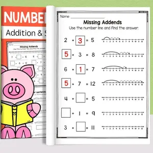 Addition and Subtraction Within 20 Arithmetic Training Oral Calculation Workbook, Decomposition Calculation Early Education Toy