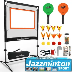 Sport – The Original Paddle Game with Net for Indoors & Outdoors – Active, Joint-Friendly Family Fun – Like Badminton, Pickleball & Tennis with a Twist