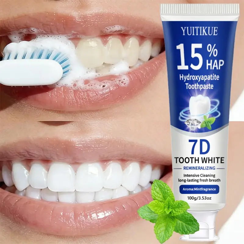 Yuitikue 15% Hap Toothpaste 100g, Brightening Mint Flavor, Cleans Stains, Fresh Breath, Dental Care, 7-Day Effectiveness