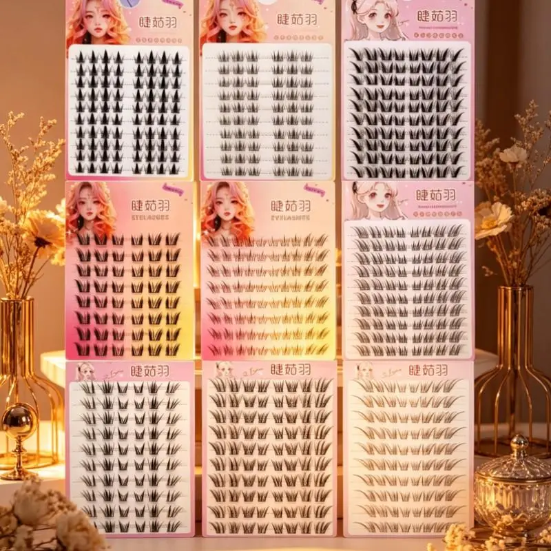 9 Pcs Different New Eyelashes (natural Style + Cat Eye Style + Fox Style), Suitable for Pure Desire Empress and Natural Look