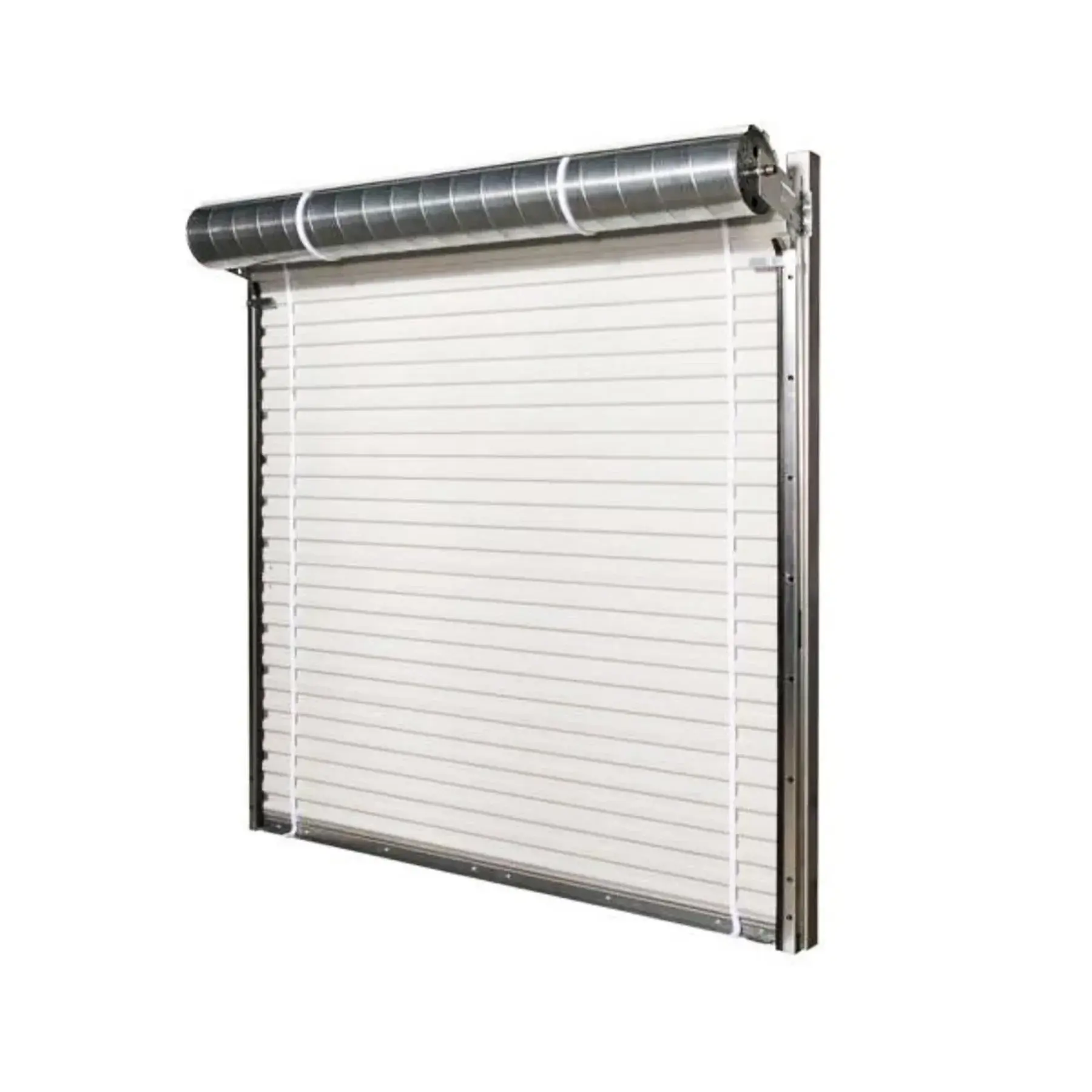 Nokaa Motorized Roll-Up Garage Door Kit for Shed Double Garage Metal Building 23x22 25x33 ft Automatic Rolling Door Opener System Weatherproof Steel Door Panel Replacement for Outdoor Storage Workshop Barn