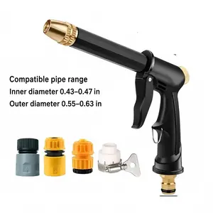 Portable High Pressure Water Sprayer, Adjustable Garden Hose Nozzle Sprayer, Watering Tool, Car Washing & Maintenance Tool, Pet Cleaning Tool & Dealsforyoudays FathersDayGift
