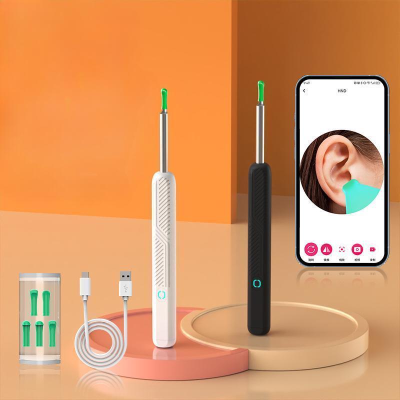 Electric Earwax Removal Tool with Camera, Portable Waterproof Ear Cleaning Kit with Type-C Charging, Earwax Remover Set