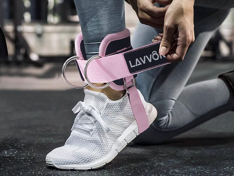 Barbell Squat Pad Set- Nylon Padding AntiSlip- Thick Foam Barbell Pad for Squats Cushion,Lunges&Bar Padding for Hip Thrusts -Standard Olympic Weight Bar Pad (Wrist Straps Weightlifting-Ankle Straps)