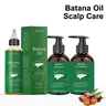 Batana Oil Hair Care Set - Hair Growth Bundle - Unrefined Batana Oil From Honduras To Achieve Thicker, Restore Hair, Moisturizing Scalp Care, for Women Men, Nourishes The Hair Shaft, Fights Frizz, Haircare Solution, Mini Travel Set, Hair Growth Products