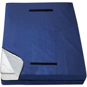 Queen Size Waterproof Reusable Mattress Bag for Moving & Storage with Heavy Duty Handles Strong Zipper Moving Supplies